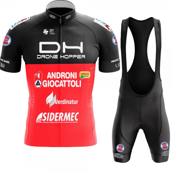 Team Drone Hopper-Androni Giocattoli Fietskleding Fietsshirt Korte Mouw+Korte Fietsbroeken Bib 202212200