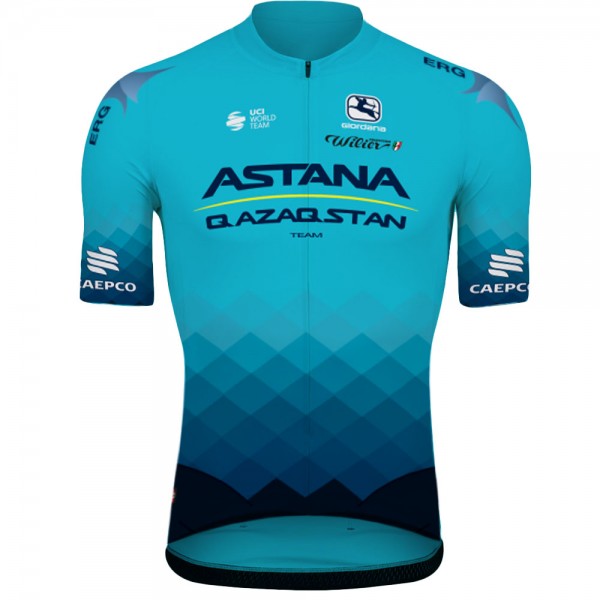 astana Tour De France 2022 Team Wielerkleding Fietsshirt Korte Mouw 202208