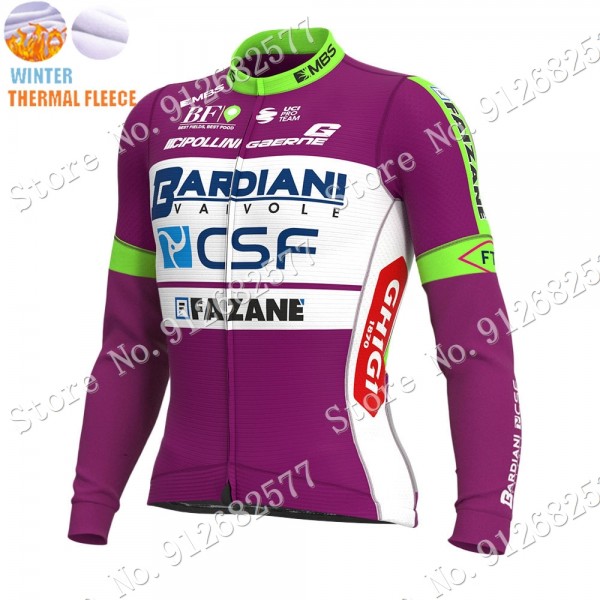 Winter bardiani csf 2022 Pro Team Fietsshirt Lange Mouw 2022030636