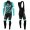 2022 Bianchi Milano Bianzone Green Fietskleding Fietsshirt Lange Mouw+Lange Fietsbroek Bib Set H6BLh