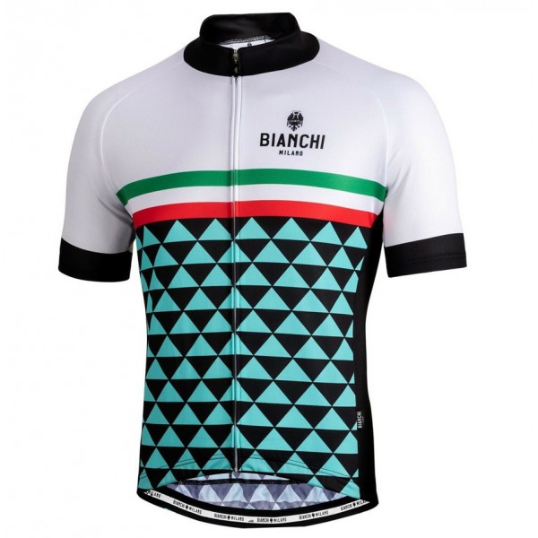 2022 Bianchi Milano Codigoro White Wielerkleding Fietsshirt Korte Mouw 8wZIh