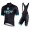 2022 Bianchi Milano Levane Black Fietskleding Fietsshirt Korte Mouw+Korte Fietsbroeken Bib AY6aI