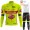 Winter bingoal WALLONIE BRUXELLES 2022 Pro Team Fietskleding Fietsshirt Lange Mouw+Lange Fietsbroek Bib 202202201