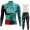 Bora Hansgrohe 2022 Pro Team Fietskleding Fietsshirt Lange Mouw+Lange Fietsbroek Bib 202201075