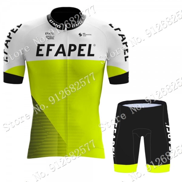 Team Efapel 2022 Fietskleding Fietsshirt Korte Mouw+Korte Fietsbroeken Bib 202202210