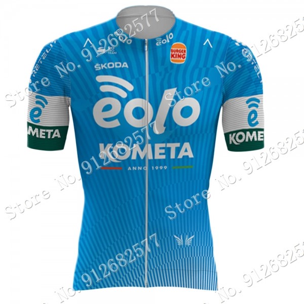 Team eolo kometa 2022 Wielerkleding Fietsshirt Korte Mouw 202202218