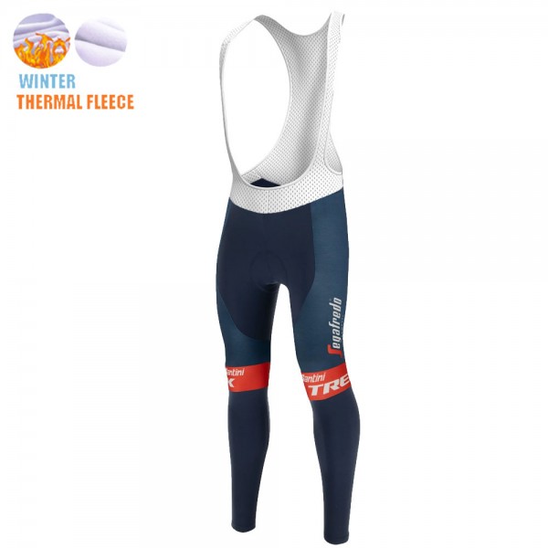 Winter Fleece Trek Segafredo 2022 Pro Team Lange Fietsbroek Bib 202212189