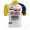 Team Wanty Gobert 2022 Wielerkleding Fietsshirt Korte Mouw Yellow 202202176