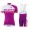 2015 Scott wit-Violet Dames Fietskleding Set Fietsshirt Korte Mouwen+Fietsbroek Bib Korte 3515