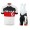 2015 Proteam Scott zwart-rood Fietskleding Set Fietsshirt Korte Mouwen+Fietsbroek Bib Korte 2242