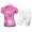 2015 Nalini Siele Rose-Gris Dames Fietsshirt Korte Mouwen+Fietsbroek 3518