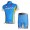 Astana Pro Team Fietsshirt Korte mouw Korte fietsbroeken met zeem Kits blauw 4