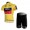 BMC 2011 Tour De France Fietsshirt Korte mouw Korte fietsbroeken met zeem Kits geel 4048