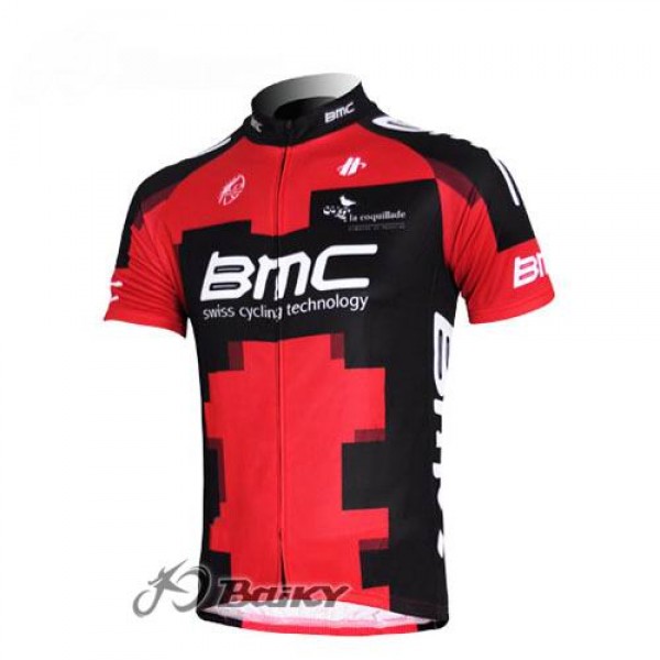 BMC Racing Team Fietsshirt Korte mouw rood 35