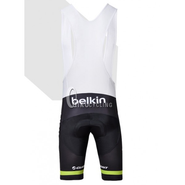 Belkin Pro Team Blanco Korte fietsbroeken Bib met zeem 860
