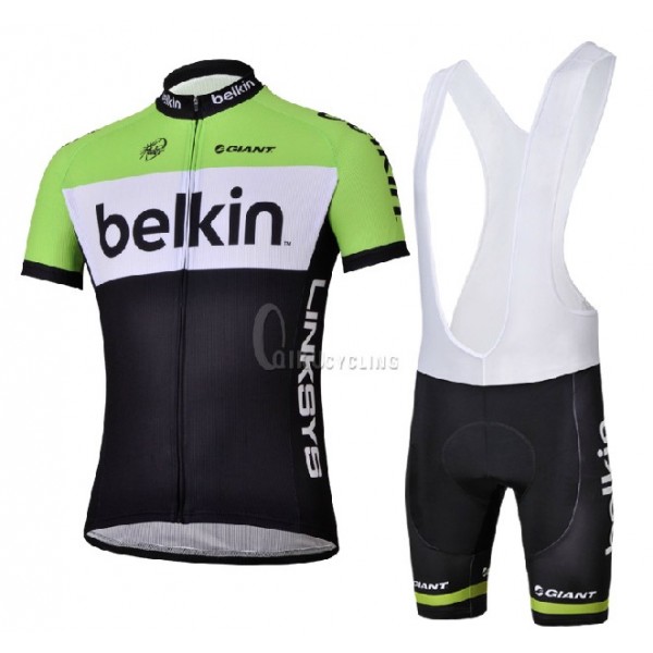 Belkin Pro Team Blanco Fietspakken Fietsshirt Korte+Korte koersbroeken Bib 4213