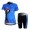 Blue Cat Fietspakken Fietsshirt Korte+Korte fietsbroeken zeem blauw Dames 3489