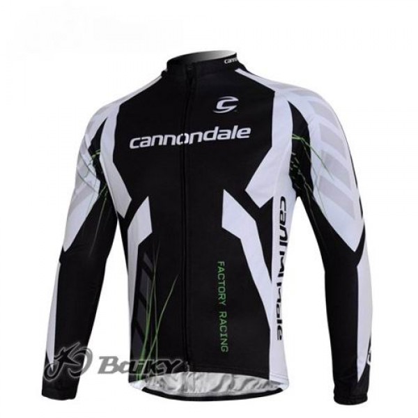 Cannondale Pro Team Fietsshirt lange mouw zwart wit 4455