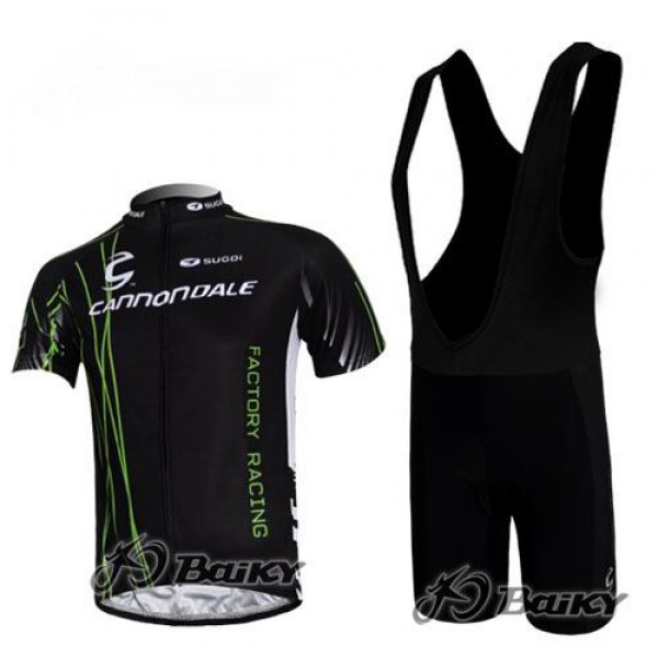 Cannondale Pro Team Fietsshirt Korte mouw Korte fietsbroeken Bib met zeem Kits zwart 63