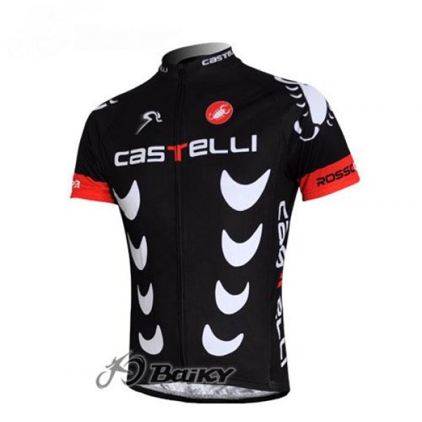 Castelli Pro Team Fietsshirt Korte mouw zwart 3883