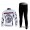 China draak Fietspakken Fietsshirt lange mouw+lange fietsbroeken wit 4357