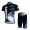 Discovery Channel Trek Pro Team Fietsshirt Korte mouw Korte fietsbroeken met zeem Kits zwart blauw 136