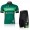 Europcar Pro Team Vendee Fietsshirt Korte mouw+Korte fietsbroeken met zeem Kits groen 139