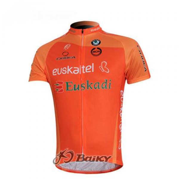 Euskaltel-Euskadi Pro Team Fietsshirt Korte mouw roze 146