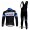 Garmin Barracuda Pro Team Fietspakken Fietsshirt lange+lange fietsbroeken Bib zeem zwart blauw 4416