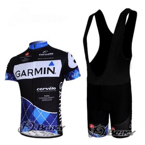 Garmin Cervelo Pro Team Fietsshirt Korte mouw Korte fietsbroeken Bib met zeem Kits zwart 4229