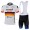 2013 Garmin Sharp Barracuda Duits kampioen Fietspakken Fietsshirt Korte+Korte koersbroeken Bib wit zwart 4183