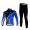 Giant kenda pro Fietspakken Fietsshirt lange mouw+lange fietsbroeken zwart blauw 4370