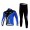 Giant kenda pro Fietspakken Fietsshirt lange mouw+lange fietsbroeken zwart blauw 4370