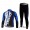Giant Sram Pro Team Fietspakken Fietsshirt lange mouw+lange fietsbroeken blauw wit zwart 4371
