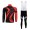 Giant Fietskleding Fietsshirt Lange Mouwen+lange fietsbroeken Bib zeem Red Black 1028