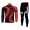 Giant Fietspakken Fietsshirt lange mouw+lange fietsbroeken Red Black 1034