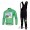 HTC-Highroad Pro Team Fietskleding Fietsshirt Lange Mouwen+lange fietsbroeken Bib zeem groen zwart 237