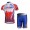 Katusha Rusland Fietsshirt Korte mouw Korte fietsbroeken met zeem Kits wit rood 267