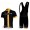 Livestrong Pro Team Nike Fietspakken Fietsshirt Korte+Korte koersbroeken Bib zwart geel 4277