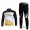 Specialized Livestrong Fietspakken Fietsshirt lange mouw+lange fietsbroeken wit zwart geel 553