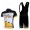 Specialized Livestrong Fietspakken Fietsshirt Korte+Korte koersbroeken Bib wit geel 568