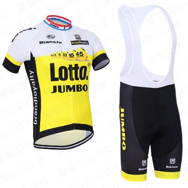 2016 Lotto Fietskleding Fietsshirt Korte+Korte fietsbroeken Bib 20160052