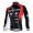 MHW Cube Racing Team Fietsshirt lange mouw rood zwart 4491