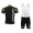 Merida 2014 Fietspakken Fietsshirt Korte+Korte koersbroeken Bib Black groen wit 1100