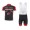 Merida 2014 Fietspakken Fietsshirt Korte+Korte koersbroeken Bib Black Red 1101