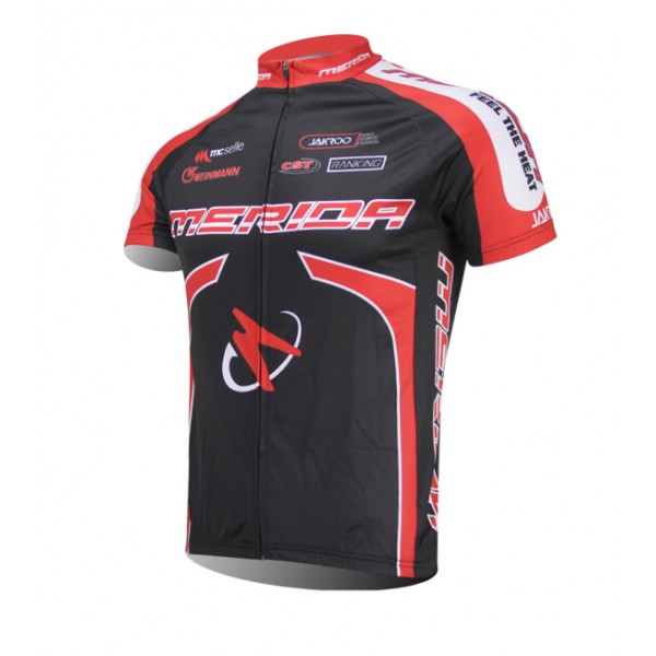 Merida 2014 Fietsshirt Korte mouw Black Red 1114