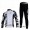 Nalini Pro Team Fietspakken Fietsshirt lange mouw+lange fietsbroeken wit zwart 387