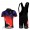 Nalini Pro Team Fietspakken Fietsshirt Korte+Korte koersbroeken Bib rood zwart 409