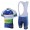 2013 Green Edge ORICA Fietspakken Fietsshirt Korte+Korte koersbroeken Bib blauw 4187