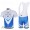 Pearl IzumiFietspakken Fietsshirt Korte+Korte koersbroeken Bib wit blauw 4303